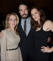 With Ben Affleck and Jennifer Garner