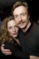 Gillian Anderson (Nora) and Toby Stephens (Thomas) attend the after show party on press night for A Doll's House at Cafe Des Amis, London, England on 19th May 2009. 