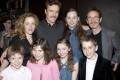 William Nye (Ivor), Gillian Anderson (Nora), Leah Davies (Emmy), Toby Stephens (Thomas), Abby Negus (Emmy), Tara Fitzgerald (Christine Lyle), Ted O'Neil (Ivor)) and Anton Lesser (Dr Rank) attend the after show party on press night for A Doll's House at Cafe Des Amis, London, England on 19th May 2009. 