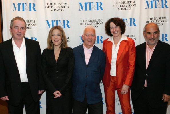 Nigel Stafford-Clark, Gillian Anderson, Andrew Davies, Liz Schwarzbaum, Alan Yentob==Cast Members of BBC's Bleak House Attend Panel Discussion and Screening of Highlights at The Museum of Television and Radio==Museum of Television and Radio, New York==June 6, 2006==©Patrick McMullan==Photo-Jimi Celeste/PMc==