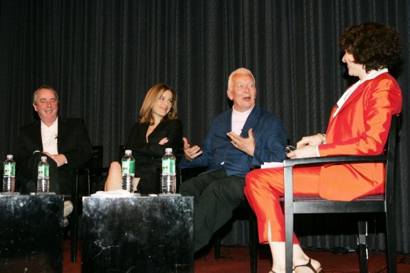 Nigel Stafford-Clark, Gillian Anderson, Andrew Davies, Lisa Schwarzbaum==Cast Members of BBC's Bleak House Attend Panel Discussion and Screening of Highlights at The Museum of Television and Radio==Museum of Television and Radio, New York==June 6, 2006==©Patrick McMullan==Photo-Jimi Celeste/PMc==